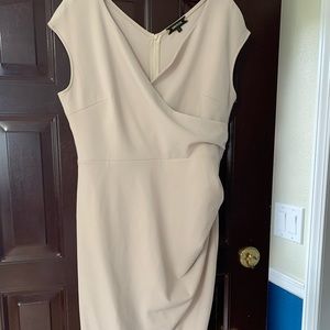 Cream colored business dress